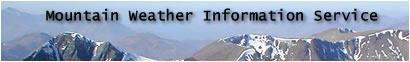 click for Mountain Weather Information Service