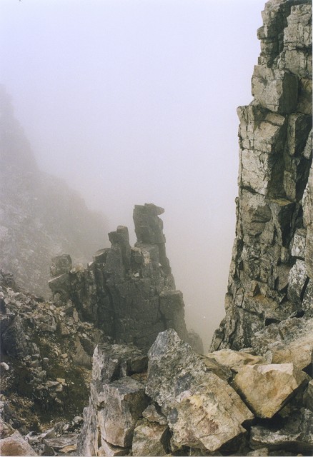 Hill Fog on Beinn Eighe