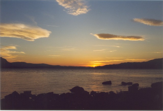 Sunset over Loch Torridon